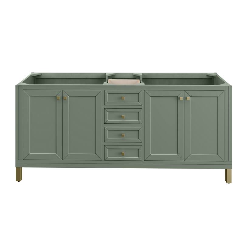 James Martin Vanities 503-V72-3AF Chicago 72" Free Standing Double