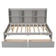 preview thumbnail 18 of 16, Twin Day Bed with Bookcase & Drawers - Ideal Bedroom Furniture