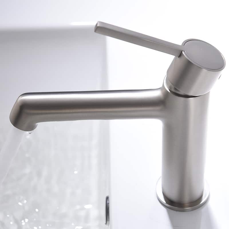 Bathroom Deck Mount Single Handle Sink Faucet