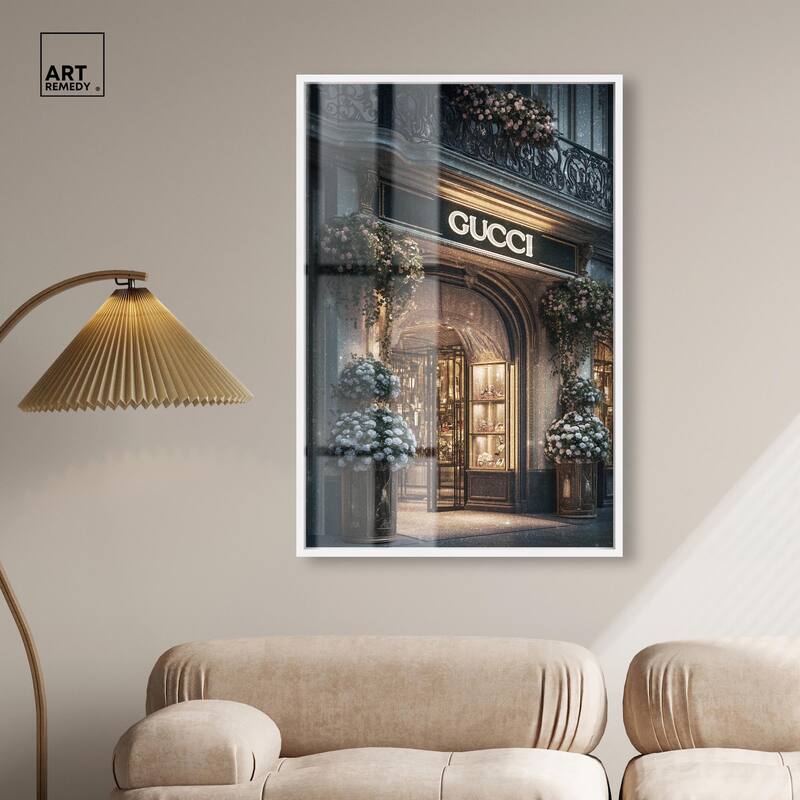 Illuminated Luxury Store Shadowbox by Art Remedy