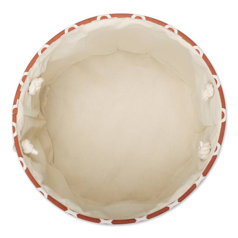 DII Round Lattice Decorative Storage Bin