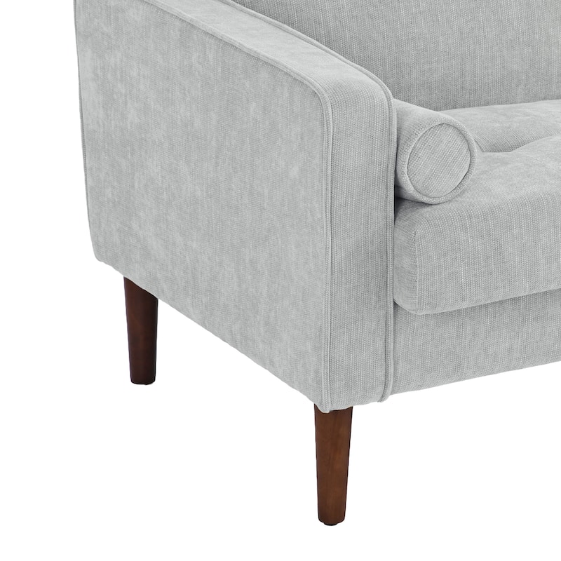 62.5'' W Corduroy Couch Upholstered Square Arm Sofa