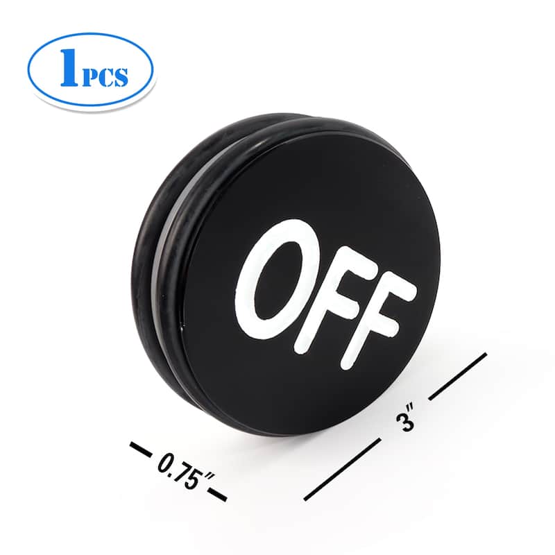 GSE™ 3" Casino Craps ON/Off Puck. Double-Sided Acrylic Craps Button