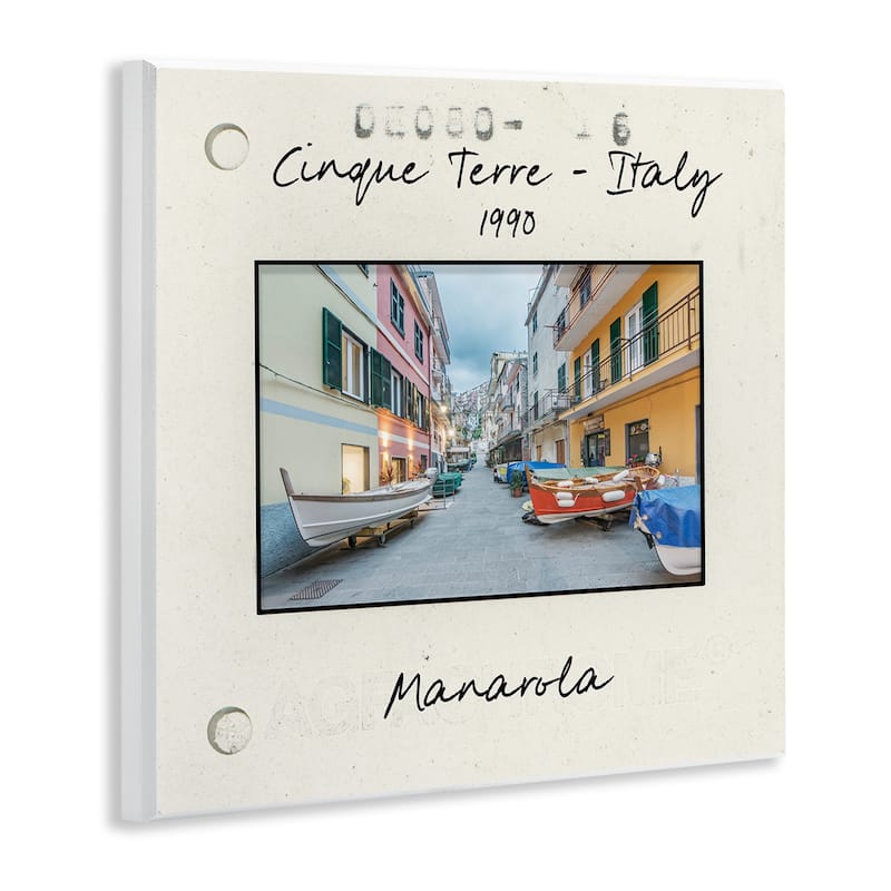 Stupell Vintage Travel Italy View Wall Plaque Art Design By Danita Delimont