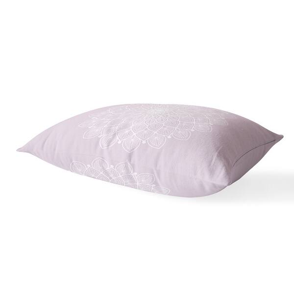 Boho Mandala Pale Pink Lumbar Pillow By Kavka Designs Overstock 31970903