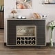 preview thumbnail 4 of 8, Furniture of America Pike Oak 47-inch Multi-storage Buffet