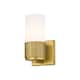 Option Brushed Brass / Matte White
