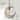 Farmhouse Single Light Beaded Crescent Moon Galss Shade Pendant Light - 15-in W