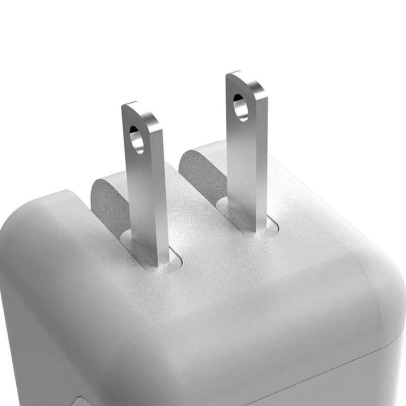 Xyst 2.4-Amp Dual USB Wall Charger With 4Ft Lightning Cable