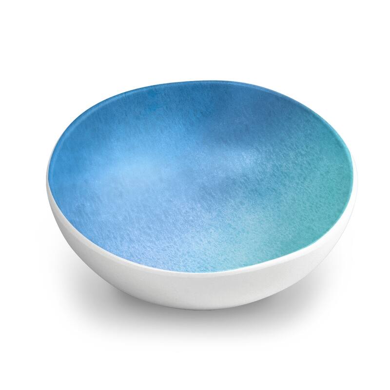 Abode Homewares Oceanic Ombre Melamine Bowl - Blue - 7" - Set of 6