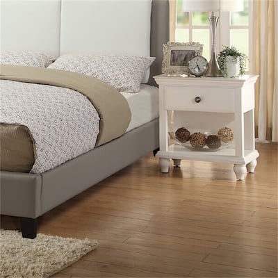 Modern Nightstand, Bedside Table with 1 Drawer