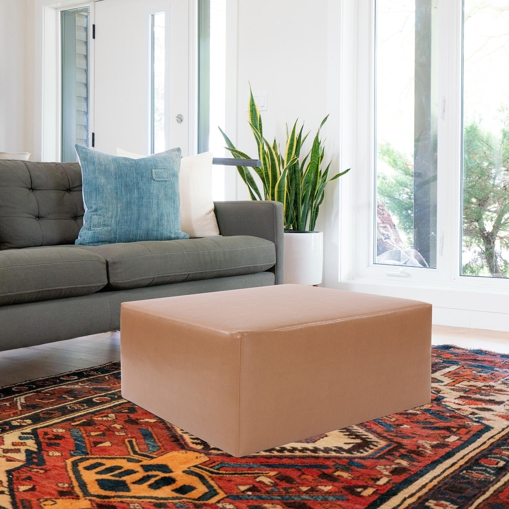 Allan Andrews Universal 36" Square Ottoman with Cover, Avanti Collection