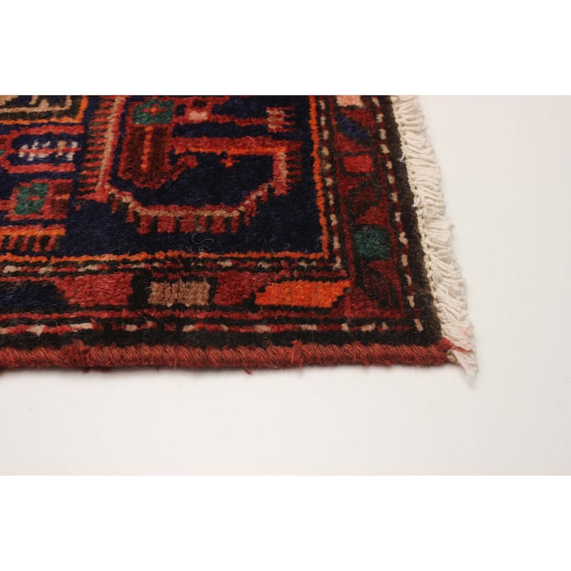 ECARPETGALLERY Hand-knotted Andelz Red Wool Rug - 4'3 x 9'5