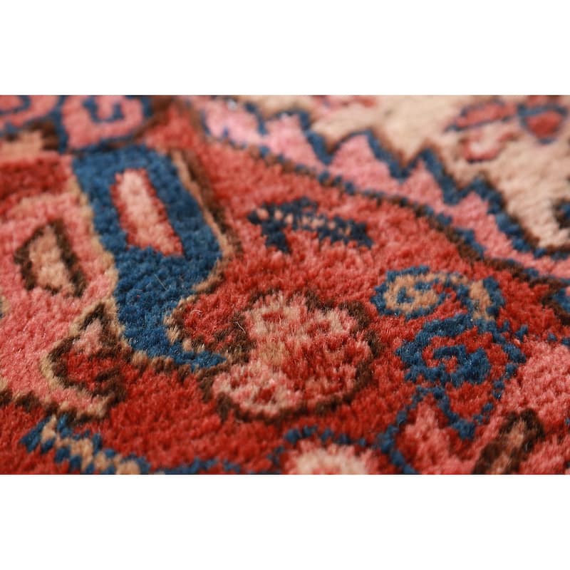 Hand Knotted Oriental 100% Wool Carpet Traditional Medallion Red Heriz Area Rug - 19' 3'' X 12' 0''