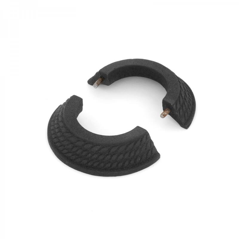 Aluminum Escutcheon Plate 3.13" OD Lacquered Black Finish Escutcheon 1.25" IPS Radiator Flange Renovators Supply