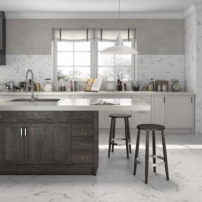 Albuquerque 12x24 Calacatta Matte Porcelain Tile - Floor, Wall - Large Format