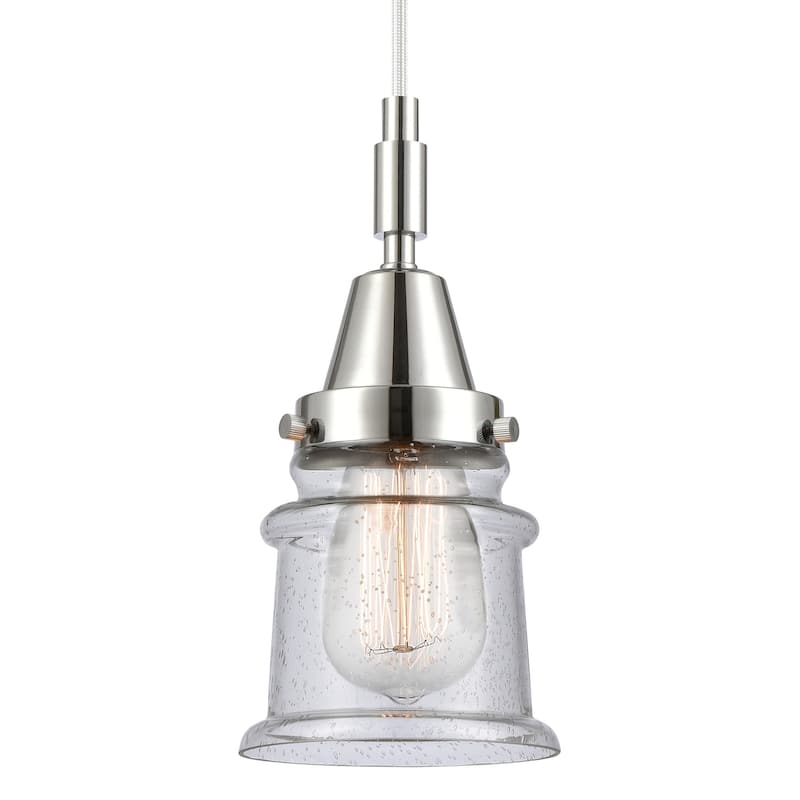 Innovations Lighting 447-1P-G184S Canton 5" Wide Mini Pendant with - Polished Chrome