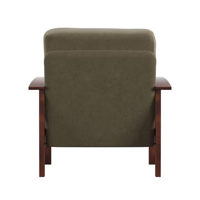 Hills Mission-Style Oak Accent Chair by iNSPIRE Q Classic