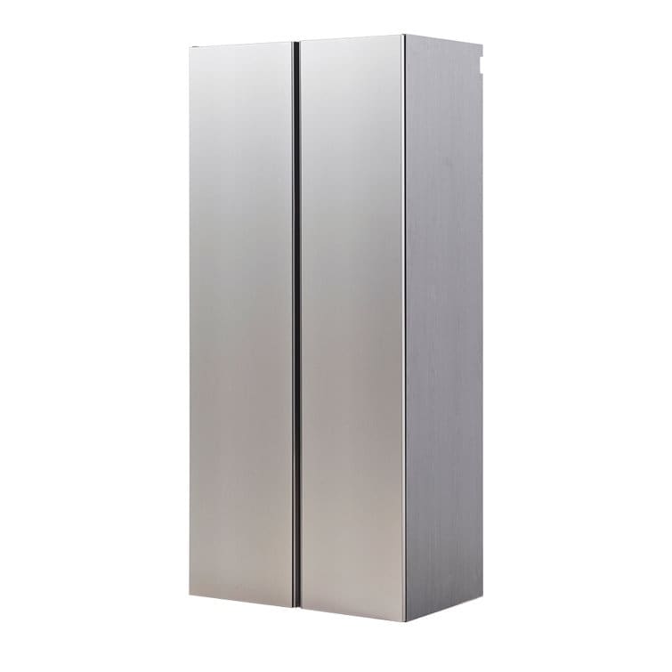Nova Series Wood Utility Storage Garage Cabinet in Metallic Gray