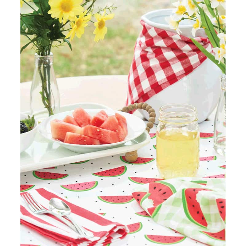 Watermelon Whimsy Placemats Set of 6, 14" x 20"