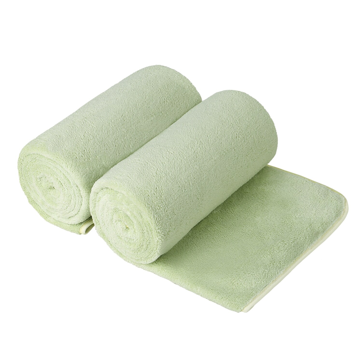 2 Pack Coral Fleece Towel Set Hotel SPA Bath Towels - On Sale