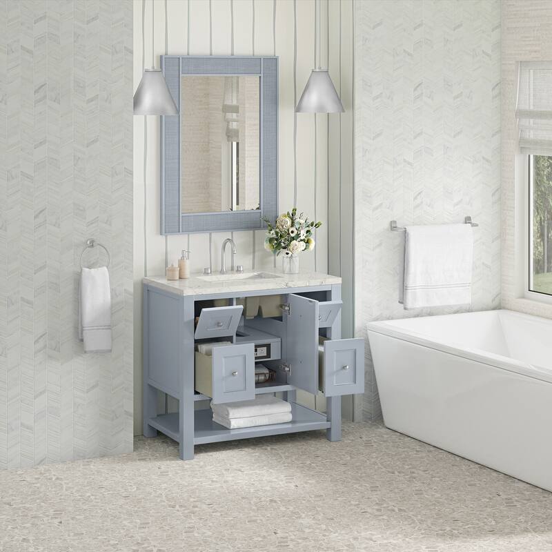 Breckenridge 36" Single Vanity, Serenity Blue - 36