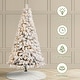preview thumbnail 81 of 158, Glitzhome 6FT/7.5FT/9FT/11FT Snow Flocked Pre-lit Artificial Fir Christmas Trees