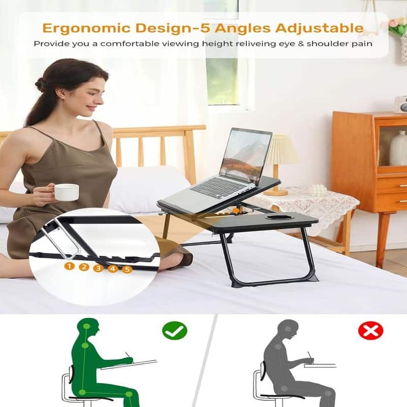 Adjustable Foldable Laptop Desk