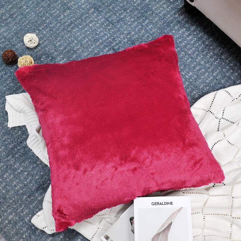 Fauxfur Pillow Shell Set 20'X20"