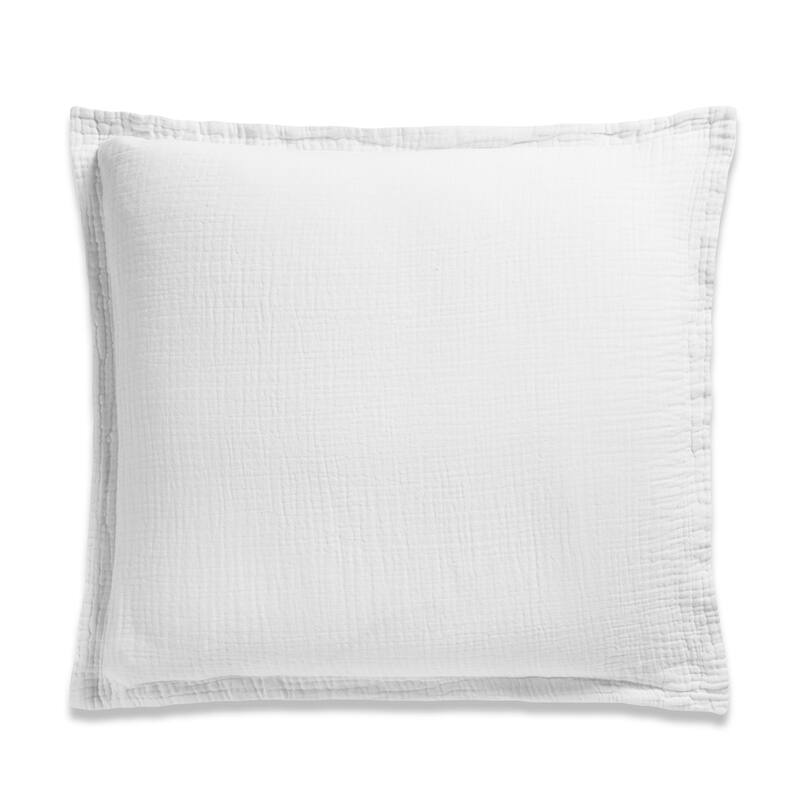 Airply Euro Sham - White