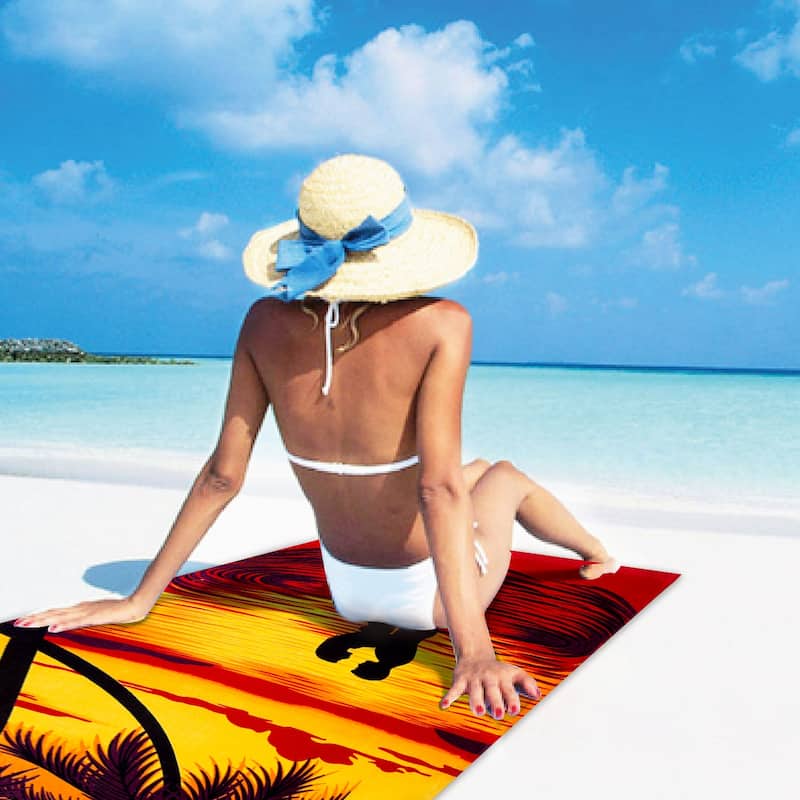 100% Cotton Printed Beach Towel
