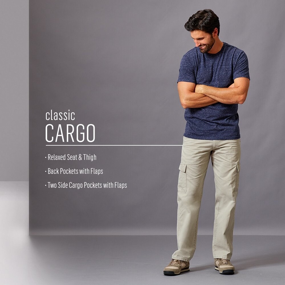 wrangler relaxed straight cargo pants