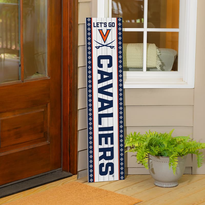 47" Double Sided Seasonal Porch Leaner, University of Virginia - 47" x 11.25"