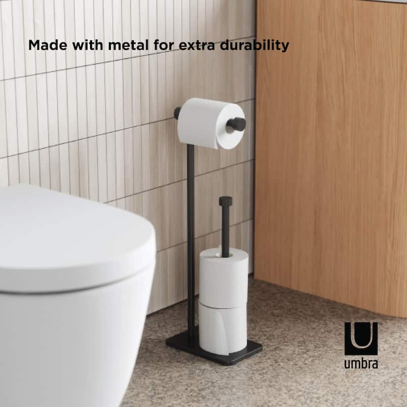 Umbra Cappa Toilet Paper Holder & Reserve