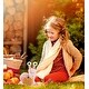 preview thumbnail 6 of 4, DolliBu Super Soft Pink Snail Stuffed Animal with Pumpkin Plush Decor - 5.5 inches