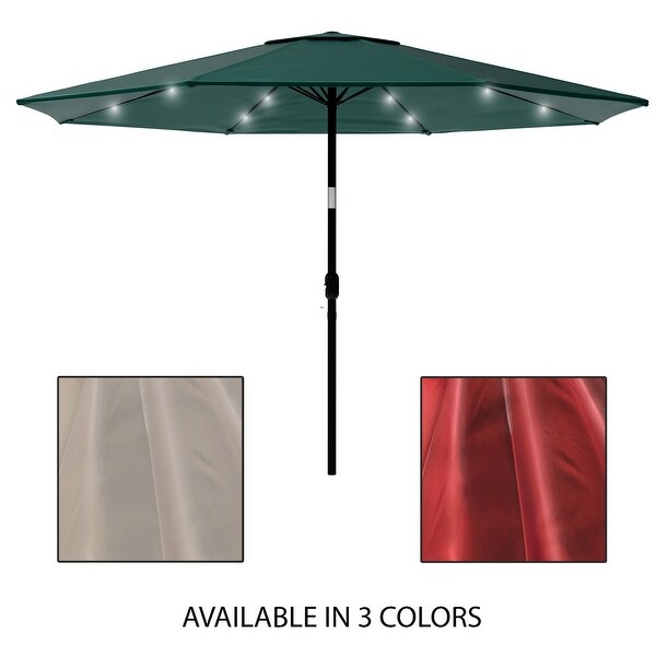 10 ft umbrella with led lights