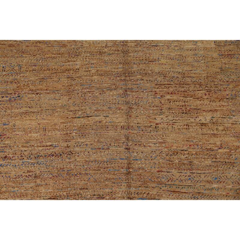Moroccan Oriental Area Rug Handmade Jute Carpet - 9'5"x 13'4"