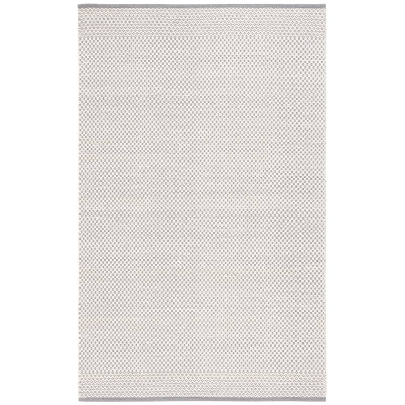 SAFAVIEH Vermont Vinnie Transitional Wool Rug - 8' x 10' - Grey/Ivory