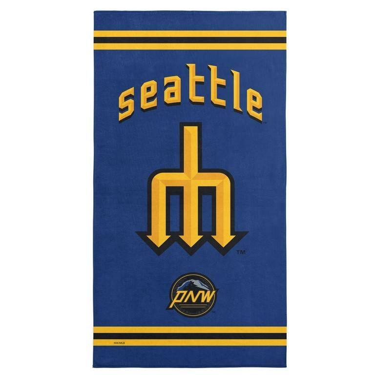MLB City Connect Printed Beach Towel - 30" x 60" - Seattle Mariners