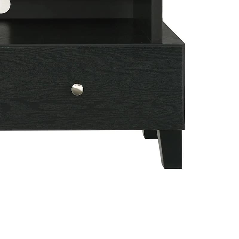 Fiaz 71 Inch TV Stand Media Cabinet, 3 Drawers w 2 Shelves, White Top