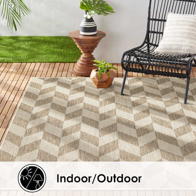 Nicole Miller New York Patio Country Calla Indoor/Outdoor Area Rug
