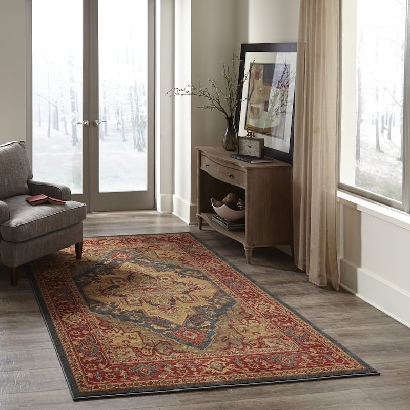 Momeni Ghazni Traditional Medallion Area Rug