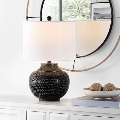 SAFAVIEH Lighting Hemper 21.5" Table Lamp - 13" W x 13" D x 22" H
