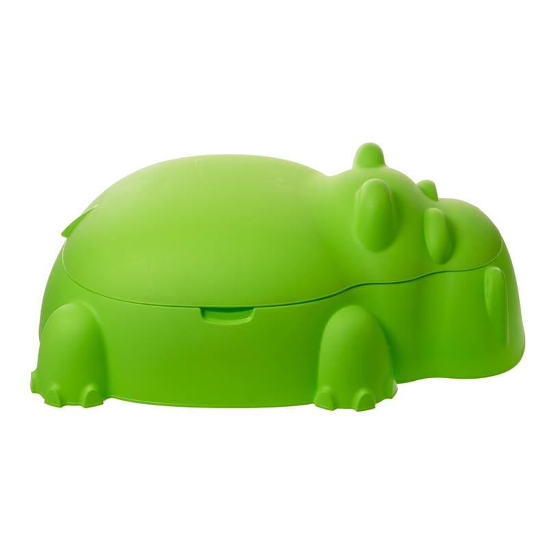 Starplay Hippo Shaped Pool/Sandpit w/Cover, Green