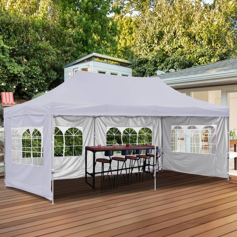 Ainfox 10x20FT Outdoor Pop up Patio Canopy Tent
