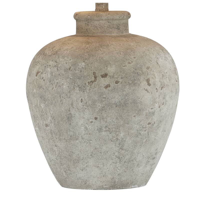 Ansley 28" Table Lamp with Linen Shade, Beige