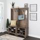 Prepac Hall Tree with Bench and Shoe Storage