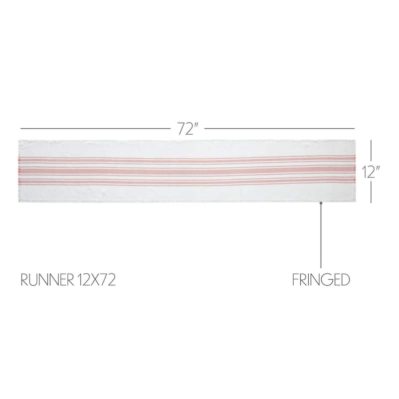Antique White Stripe Runner