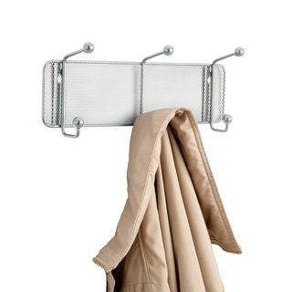 Onyx Wall Clothing Rack, 3 Hook Metal Coat Hanger