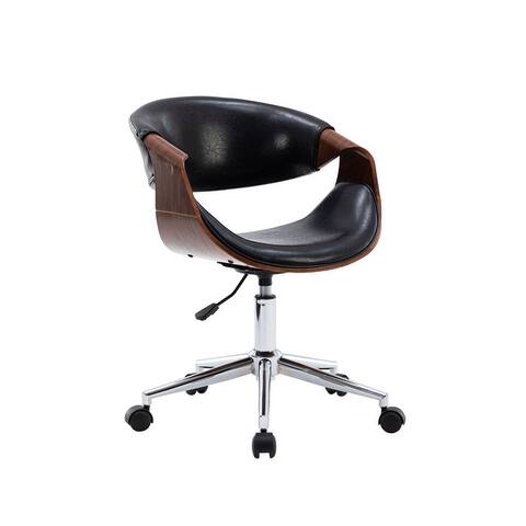 Porthos Home Aeko Office Chair, PU Leather, Height Adjustable Seat
